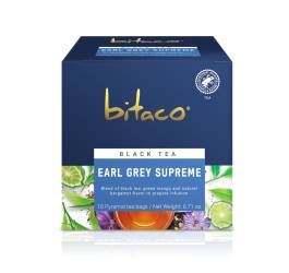 Ceai negru Earl Gray Supreme, 20g, Bitaco