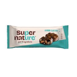 Migdale invelite in ciocolata bio, 34g, Super Nature