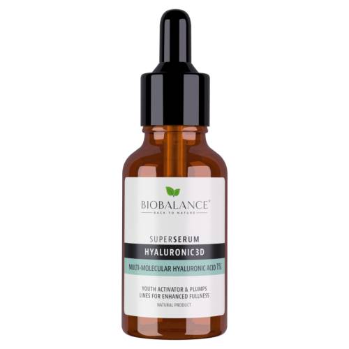 Ser de fata cu acid hialuronic multi-molecular 1% Hyaluronic 3D, 30ml, Bio Balance