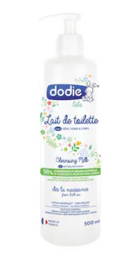 Lapte pentru curatare 3 in 1 pentru sezut, fata si corp, 500ml, Dodie
