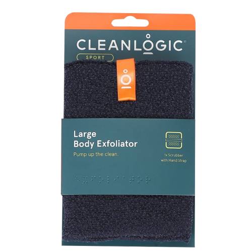 Burete exfoliant mare pentru corp Sport, 1 bucata, Cleanlogic