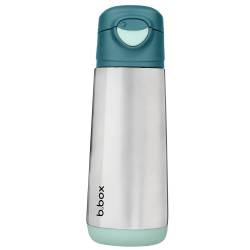 Termos cu cioc de silicon Verde, 500ml, Bbox