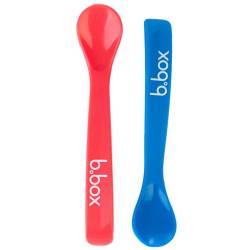 Set lingurite de silicon pentru +4 luni, 2 bucati, Bbox