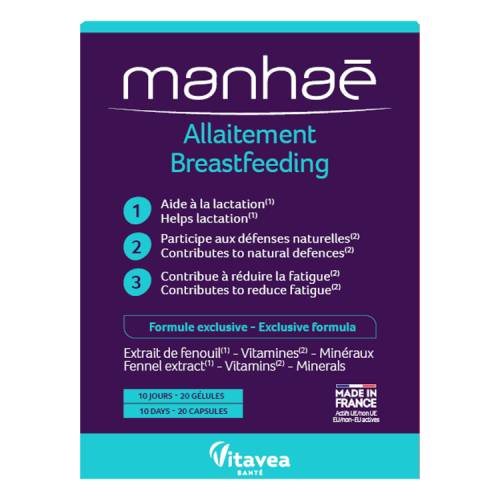 Allaitement, 20 capsule, Manhae