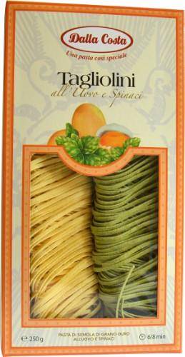 Tagliatelle Eco cu ou si spanac Bicolore, 250g, Dalla Costa