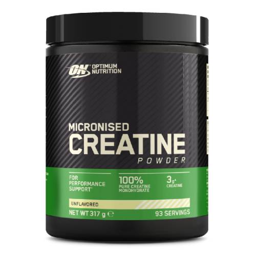 Creatina micronizata monohidrat Unflavoured, 317g, Optimum Nutrition